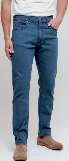 Kam Jeans Bens Embossed Reg Fit Jeans Smokey Blue - Vaqueros & pantalones - Vaqueros y Pantalones - W40-W70