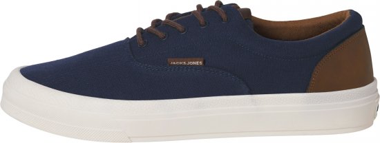 Jack & Jones Lington Canvas Sneakers Navy Blazer - Calzado de hombre 40-52 - Zapatillas de hombre tallas 40-52