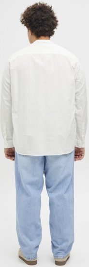 Jack & Jones Breeze Poplin Long Sleeve Shirt White - Camisas - Camisas 2XL-10XL