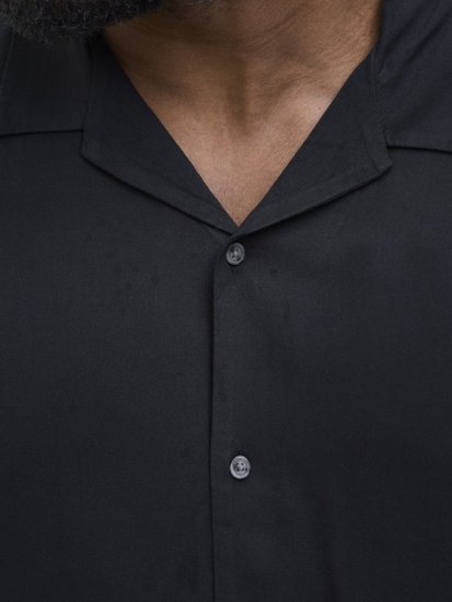 Jack & Jones Jeff Resort Shirt Black - Camisas - Camisas 2XL-10XL