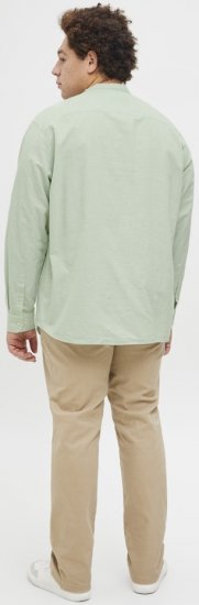 Jack & Jones Breeze Poplin Long Sleeve Shirt Iceberg Green - Camisas - Camisas 2XL-10XL