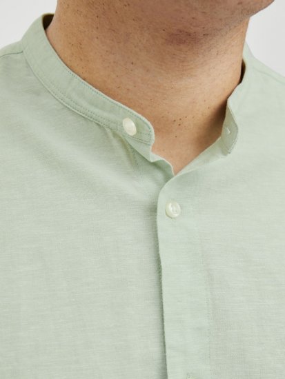 Jack & Jones Breeze Poplin Long Sleeve Shirt Iceberg Green - Camisas - Camisas 2XL-10XL