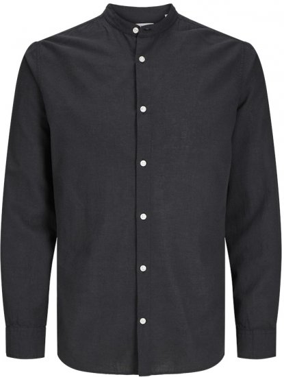 Jack & Jones Breeze Poplin Long Sleeve Shirt Black - Camisas - Camisas 2XL-10XL