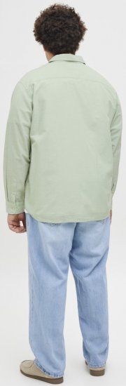 Jack & Jones Breeze Linen Blend Long Sleeve Shirt Iceberg Green - Camisas - Camisas 2XL-10XL