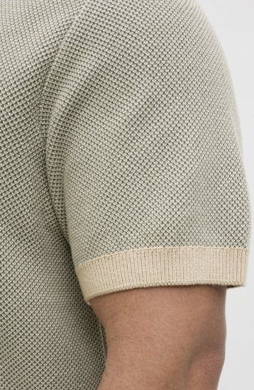Jack & Jones Ceaston Knit Short Sleeve Sweater Vetiver - Sudaderas - Sudaderas 2XL-12XL