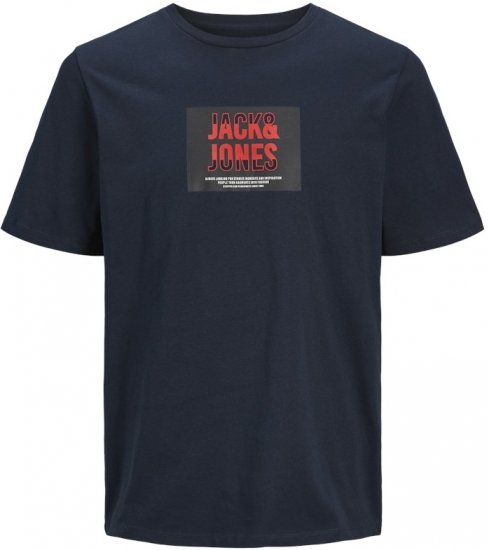 Jack & Jones Hudson Crew Neck T-Shirt Navy - Camisetas - Camisetas - 2XL-14XL
