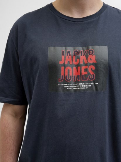 Jack & Jones Hudson Crew Neck T-Shirt Navy - Camisetas - Camisetas - 2XL-14XL