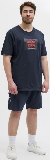 Jack & Jones Hudson Crew Neck T-Shirt Navy - Camisetas - Camisetas - 2XL-14XL