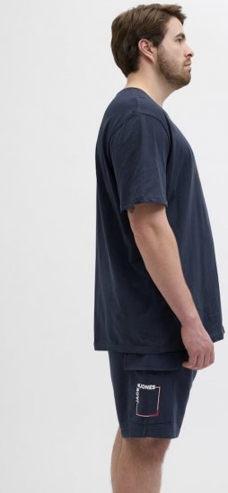 Jack & Jones Hudson Crew Neck T-Shirt Navy - Camisetas - Camisetas - 2XL-14XL