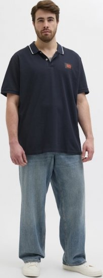 Jack & Jones Hudson Short Sleeve Polo Dark Navy - Polos - Polos 2XL-8XL