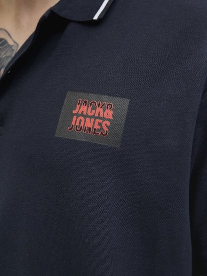 Jack & Jones Hudson Short Sleeve Polo Dark Navy - Polos - Polos 2XL-8XL