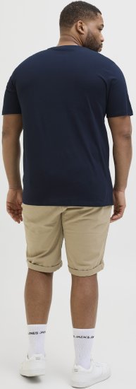 Jack & Jones Hawaii Shape Crew Neck T-Shirt Navy - Camisetas - Camisetas - 2XL-14XL