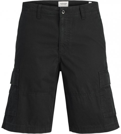Jack & Jones Cole Mateo Cargo Shorts Black - Pantalones cortos - Pantalones cortos W40-W60