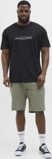 Jack & Jones Lavance Crew Neck T-Shirt Black Beauty - Camisetas - Camisetas - 2XL-14XL