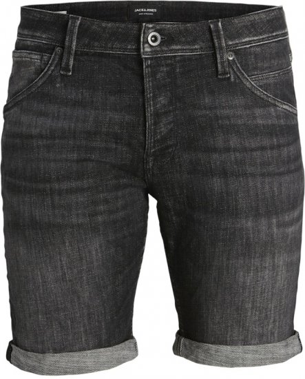 Jack & Jones RICK FOX SHORTS GE 245 Shorts Black Denim - Pantalones cortos - Pantalones cortos W40-W60