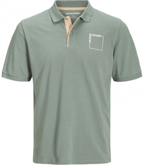 Jack & Jones Verner Short Sleeve Polo Iceberg Green - Polos - Polos 2XL-8XL