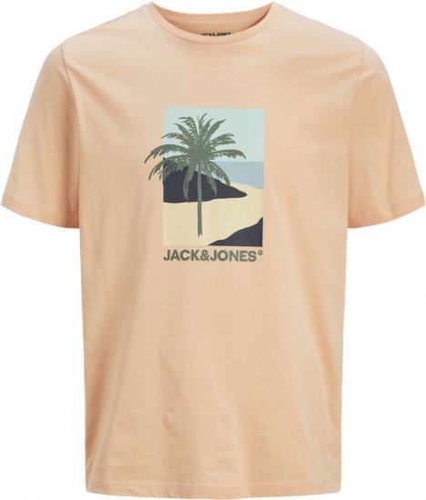 Jack & Jones Barbados Graphic Tee Light Pink - Camisetas - Camisetas - 2XL-14XL