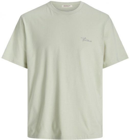 Jack & Jones Almeria Back Print T-Shirt Light Green - Camisetas - Camisetas - 2XL-14XL