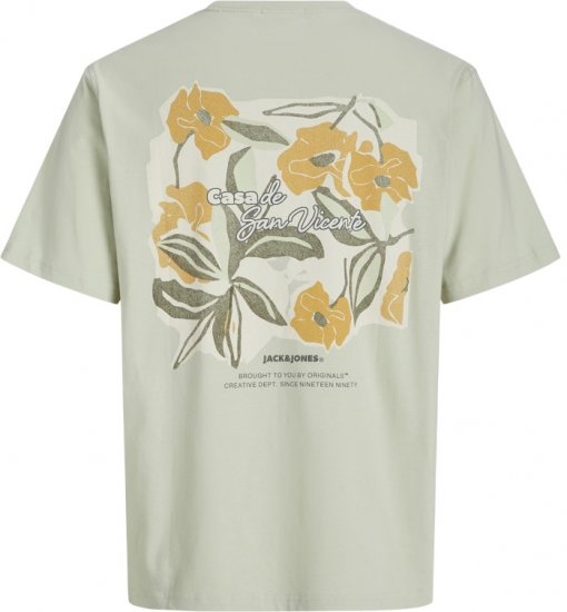 Jack & Jones Almeria Back Print T-Shirt Light Green - Camisetas - Camisetas - 2XL-14XL