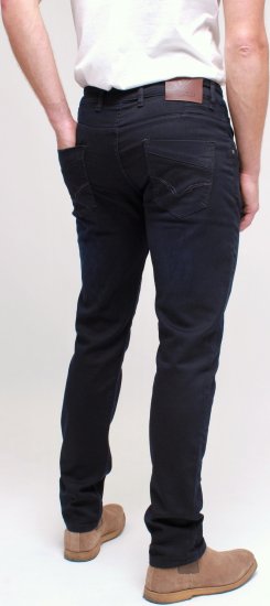 Kam Jeans Jacob Knitted Denim Reg Fit Jeans Blue-Black - Vaqueros & pantalones - Vaqueros y Pantalones - W40-W70
