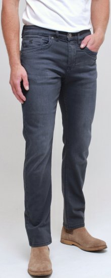 Kam Jeans Jacob Knitted Denim Reg Fit Jeans Charcoal - Vaqueros & pantalones - Vaqueros y Pantalones - W40-W70