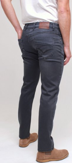 Kam Jeans Jacob Knitted Denim Reg Fit Jeans Charcoal - Vaqueros & pantalones - Vaqueros y Pantalones - W40-W70