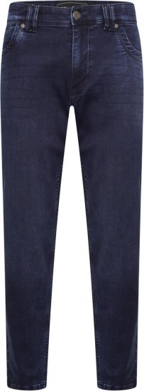 Kam Jeans Jacob Knitted Denim Reg Fit Jeans Blue-Black - Vaqueros & pantalones - Vaqueros y Pantalones - W40-W70