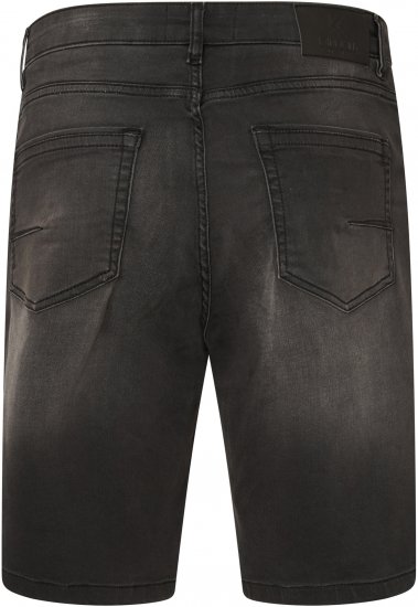 Kam Jeans NUNEZ2 Knitted Denim Stretch Shorts Charcoal - Pantalones cortos - Pantalones cortos W40-W60