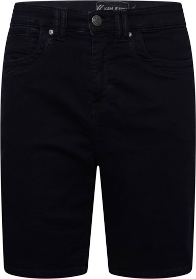 Kam Jeans Pepe Knitted Denim Shorts Blue-Black - Pantalones cortos - Pantalones cortos W40-W60