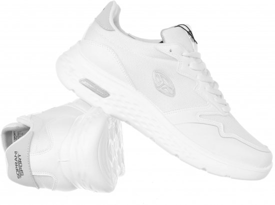 SOPRANI SPORT - DELTA Sneakers White - Calzado de hombre 40-52 - Zapatillas de hombre tallas 40-52