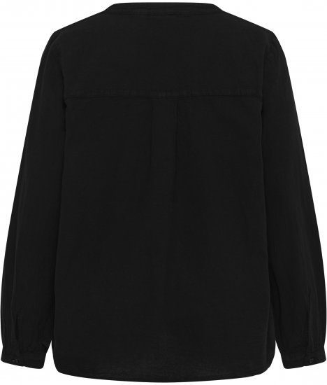 Kaffe Curve Nana Camisa de manga larga Negro - Blusas y túnicas - 