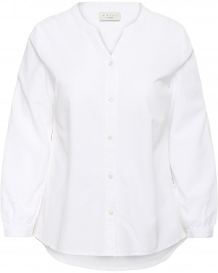 Kaffe Curve Nana Camisa de manga larga Blanco - Blusas y túnicas - 