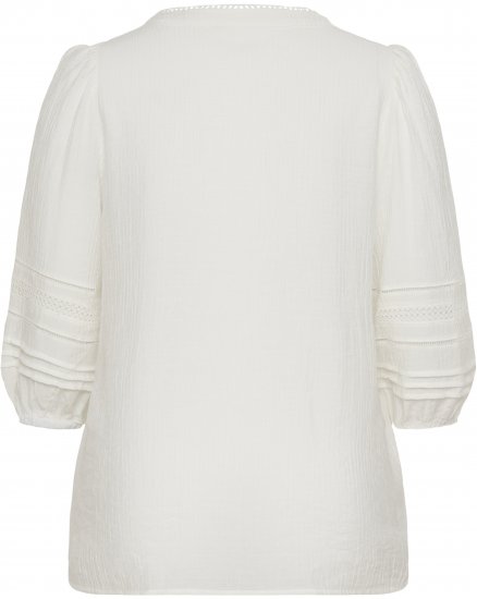 Kaffe Curve Liwa Shirt Chalk - Blusas tipo camisa - 