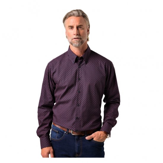 Boston Park Shirt Long Sleeve Navy Blue - Camisas - Camisas 2XL-10XL