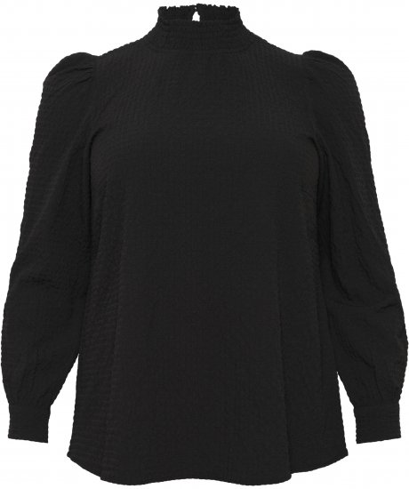 Kaffe Curve Ditta Smock Blusa Negro Profundo - Blusas y túnicas - 