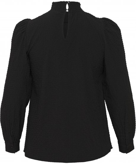 Kaffe Curve Ditta Smock Blusa Negro Profundo - Blusas y túnicas - 