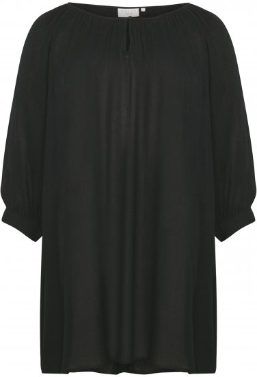 Kaffe Curve Ami Manga 3/4 Túnica Negro intenso - Camisetas - 