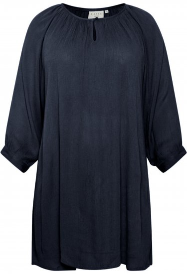 Kaffe Curve Ami Manga 3/4 Túnica Azul marino medianoche - Camisetas - 