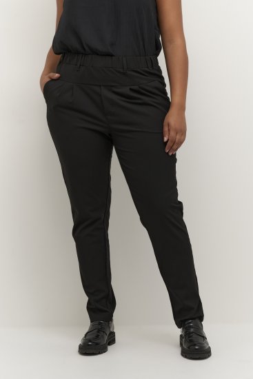 Kaffe Curve Jia Pantalones Negro intenso - Vaqueros & Pantalones de Mujer Tallas Grandes – Plus Size - 
