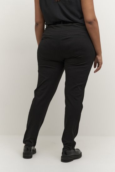 Kaffe Curve Jia Pantalones Negro intenso - Vaqueros & Pantalones de Mujer Tallas Grandes – Plus Size - 
