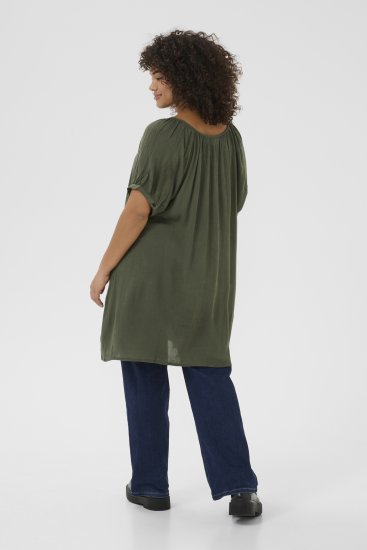 Kaffe Curve Ami Manga corta Túnica Hoja de vid - Camisetas - 