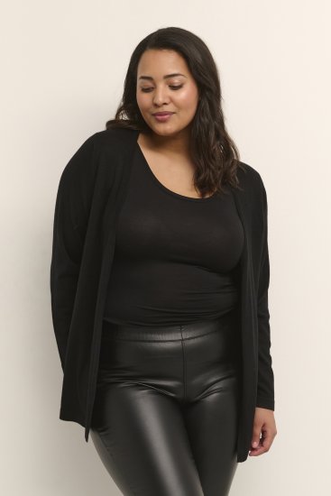 Kaffe Curve Farsia Cárdigan Negro intenso - Sudaderas y hoodies - 
