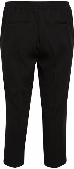 Kaffe Curve Sakira Pantalones cropped Negro intenso - Vaqueros & Pantalones de Mujer Tallas Grandes – Plus Size - 