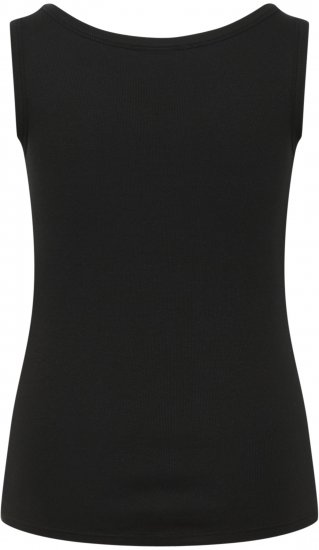 Kaffe Curve Carina Top de tirantes Negro intenso - Camisetas - 