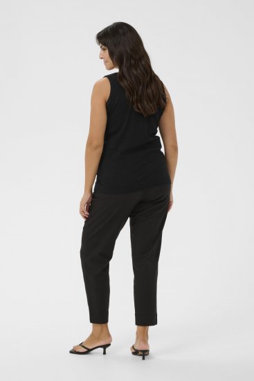 Kaffe Curve Carina Top de tirantes Negro intenso - Camisetas - 