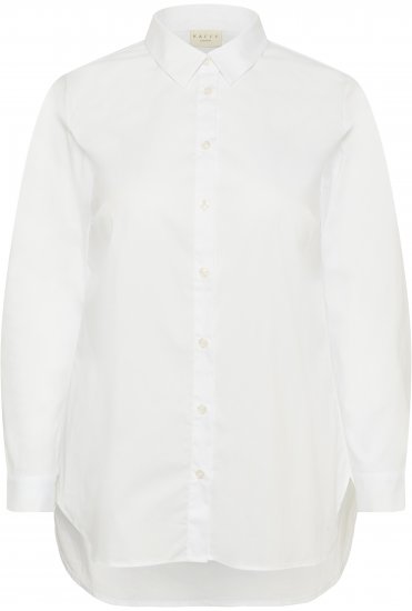 Kaffe Curve Laina Shirt Optical White - Blusas tipo camisa - 
