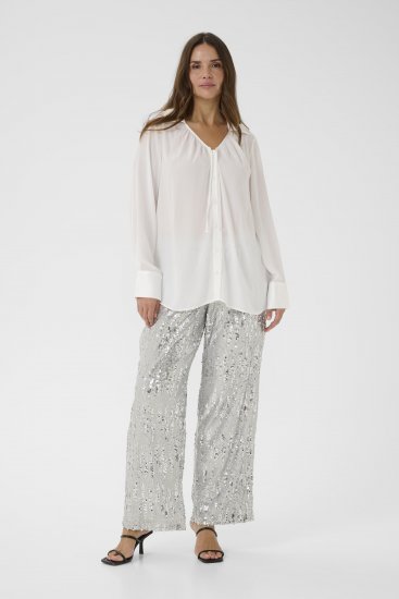 Kaffe Curve Gina Shirt White - Blusas tipo camisa - 
