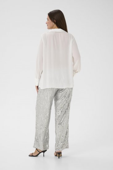 Kaffe Curve Gina Shirt White - Blusas tipo camisa - 