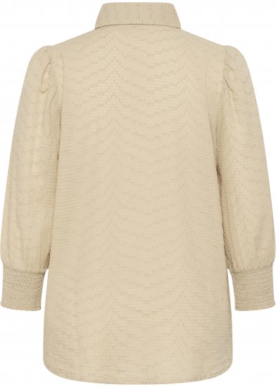 Kaffe Curve Penelopia Shirt Feather Grey - Blusas tipo camisa - 