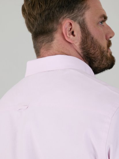 D555 Richard Camisa Oxford De Manga Larga TALL Rosa - TALL camisas - 